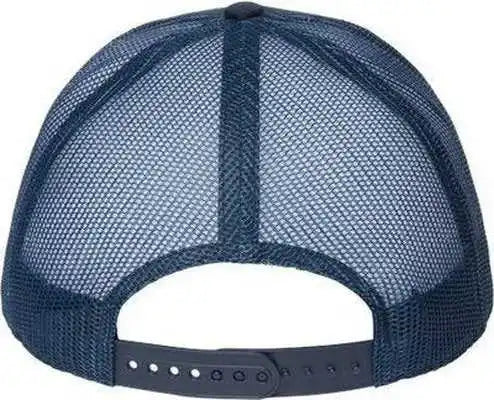 Atlantis Headwear Zion Sustainable Five-panel Trucker Cap - Navy - one Size Fits Most