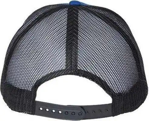 Atlantis Headwear Zion Sustainable Five-panel Trucker Cap - Royal Black - one Size Fits Most
