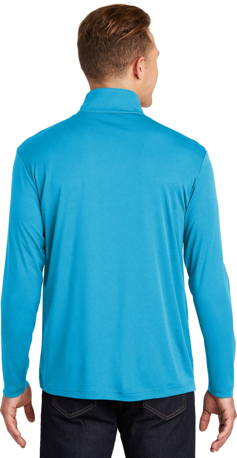 Atomic Blue Sport-Tek PosiCharge Competitor 1/4-Zip Pullover. ST357