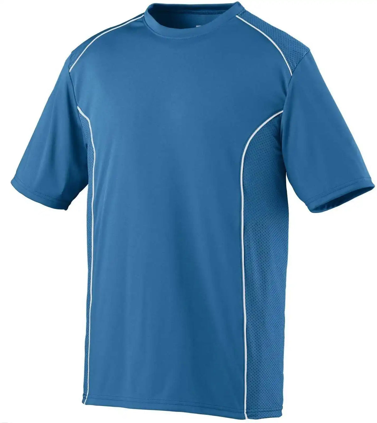 Augusta 1091 Winning Streak Crew - Youth - Columbia Blue White