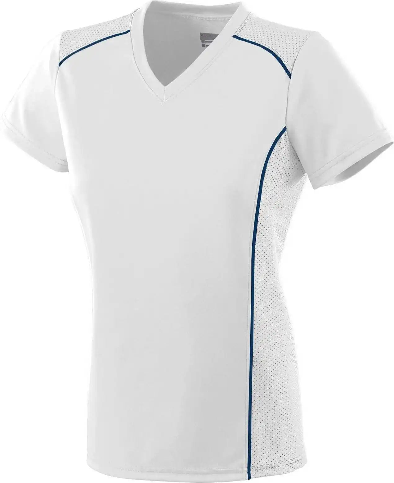Augusta 1092 Ladies Winning Streak Jersey - White Navy