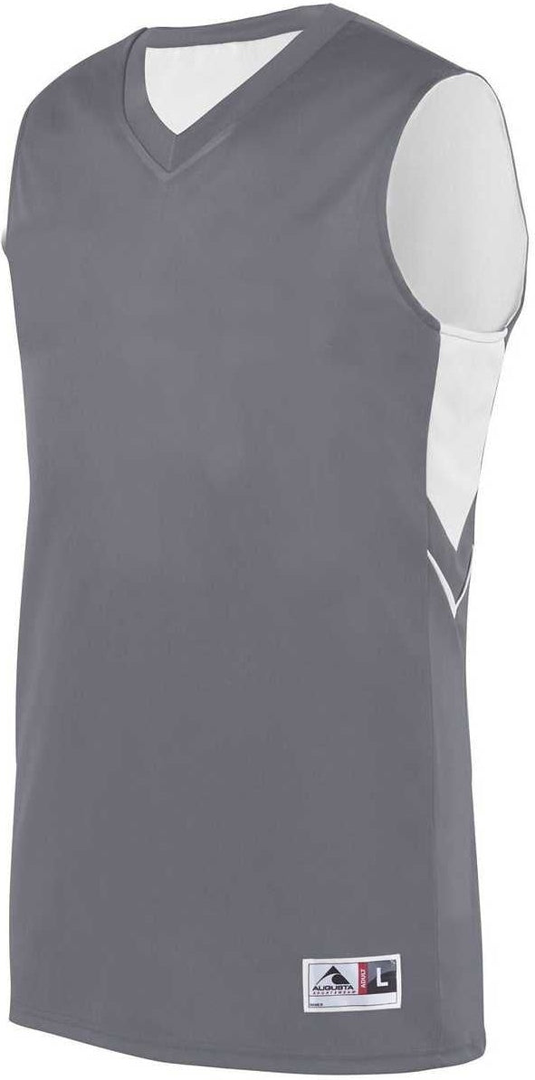 Augusta 1166 Alley-oop Reversible Jersey - Graphite White