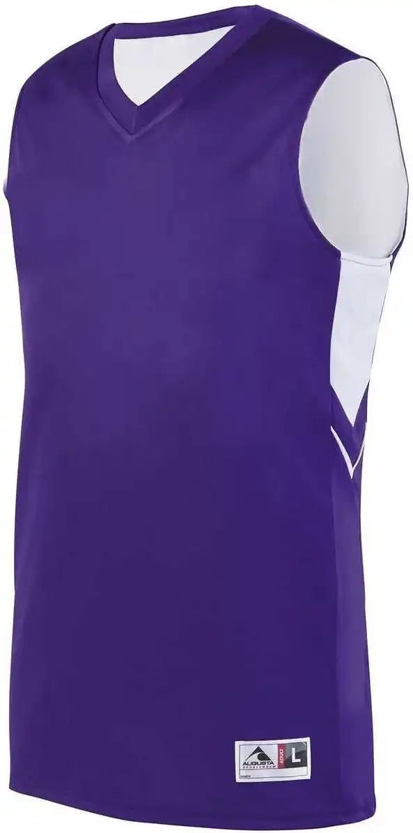 Augusta 1166 Alley-oop Reversible Jersey - Purple White