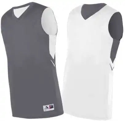 Augusta 1167 Youth Alley-oop Reversible Jersey - Graphite White