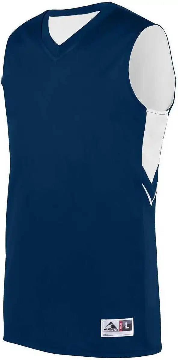 Augusta 1167 Youth Alley-oop Reversible Jersey - Navy White