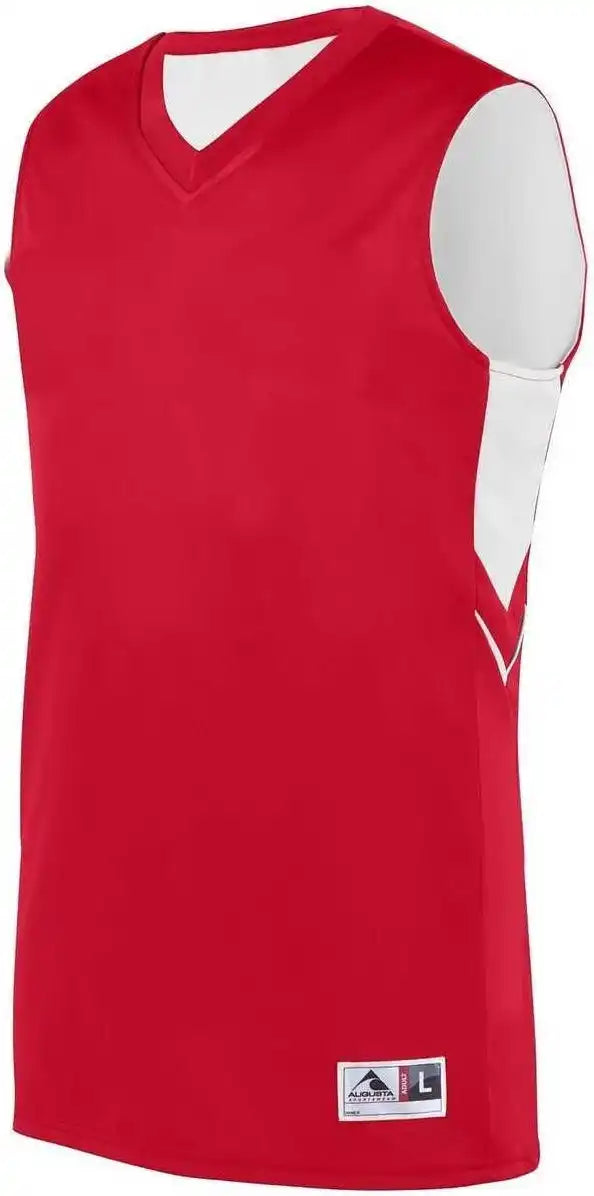 Augusta 1167 Youth Alley-oop Reversible Jersey - Red White