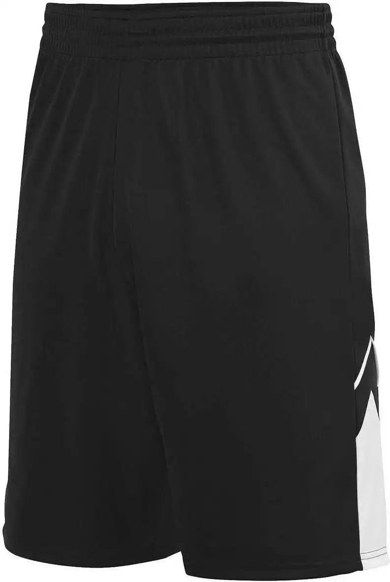Augusta 1169 Youth Alley-oop Reversible Short - Black White