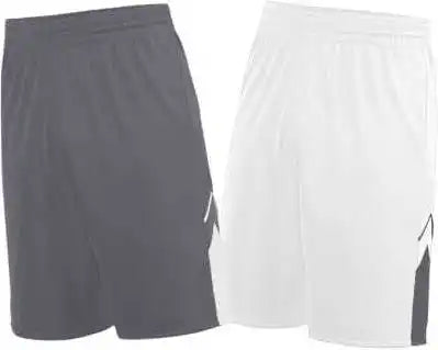 Augusta 1169 Youth Alley-oop Reversible Short - Graphite White