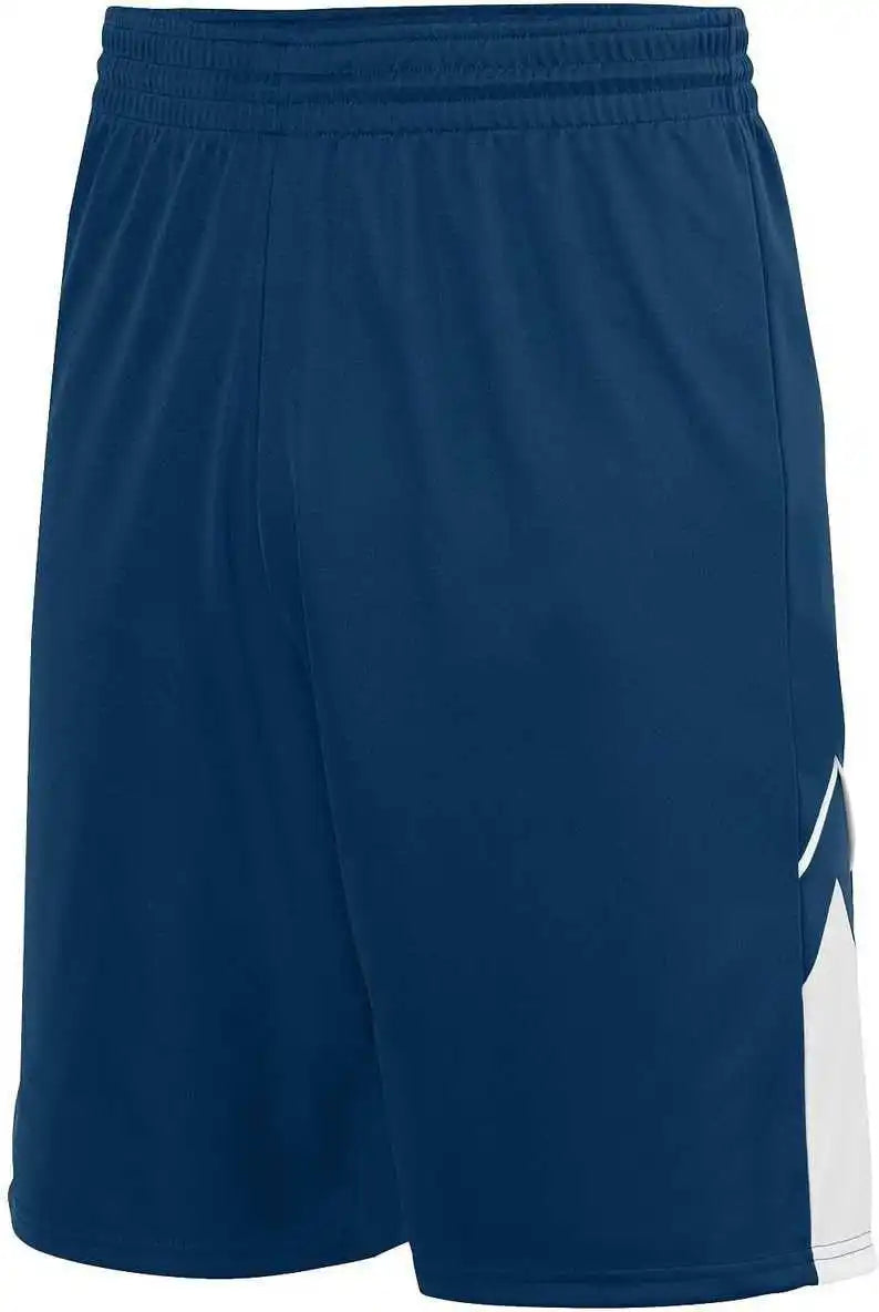 Augusta 1169 Youth Alley-oop Reversible Short - Navy White