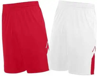 Augusta 1169 Youth Alley Oop Reversible Short Red White