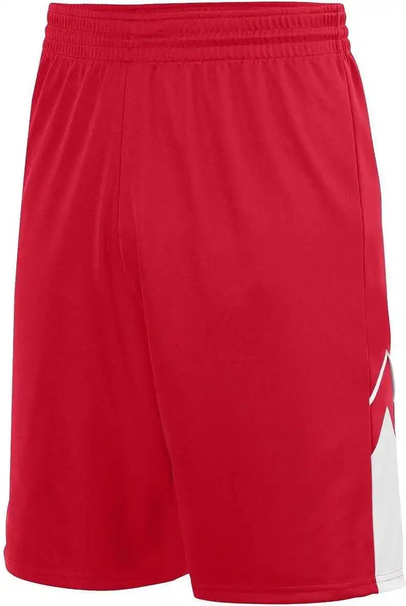 Augusta 1169 Youth Alley Oop Reversible Short Red White