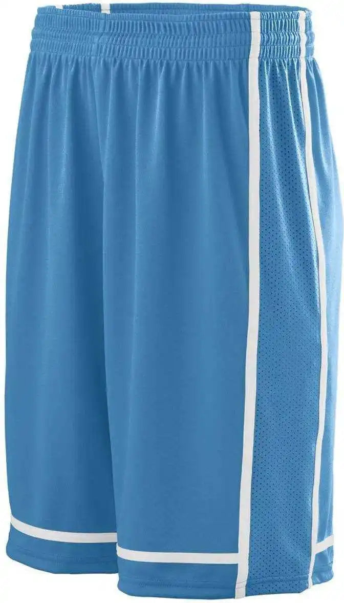 Augusta 1185 Winning Streak Short - Columbia Blue White