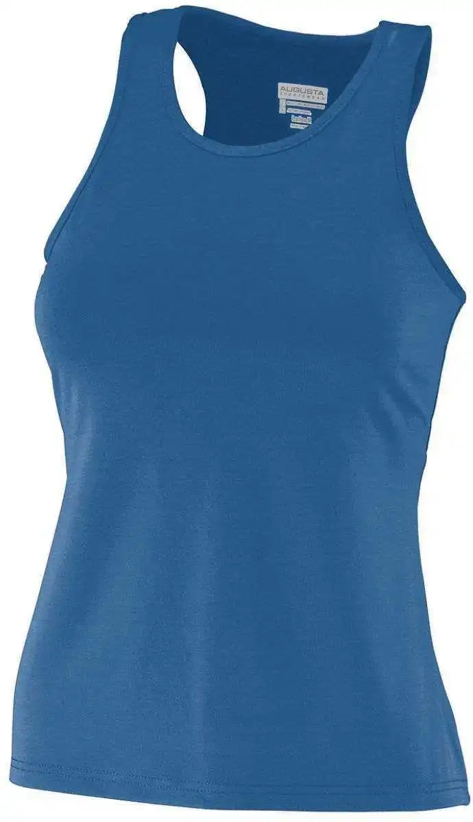 Augusta 1202 Ladies Poly/spandex Solid Racerback Tank - Navy