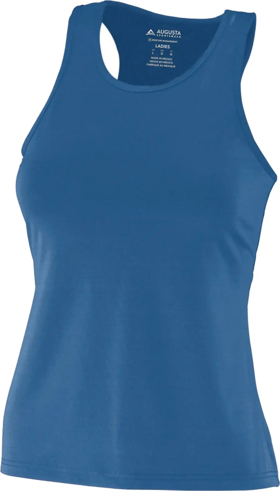 Augusta 1202 Ladies Poly/spandex Solid Racerback Tank - Navy - s