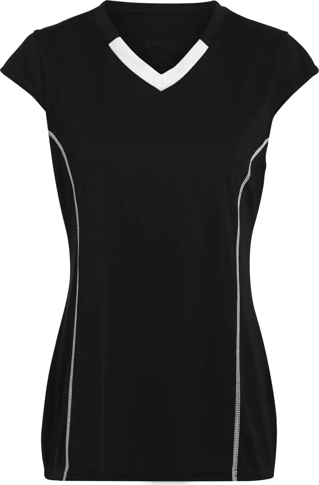 Augusta 1218 Ladies Blash Jersey - Black White