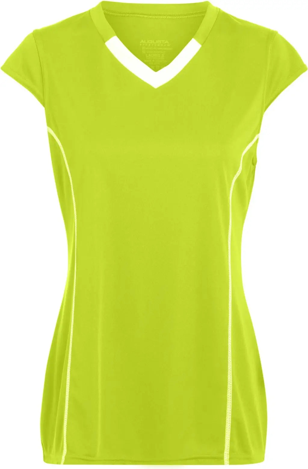 Augusta 1218 Ladies Blash Jersey - Lime White
