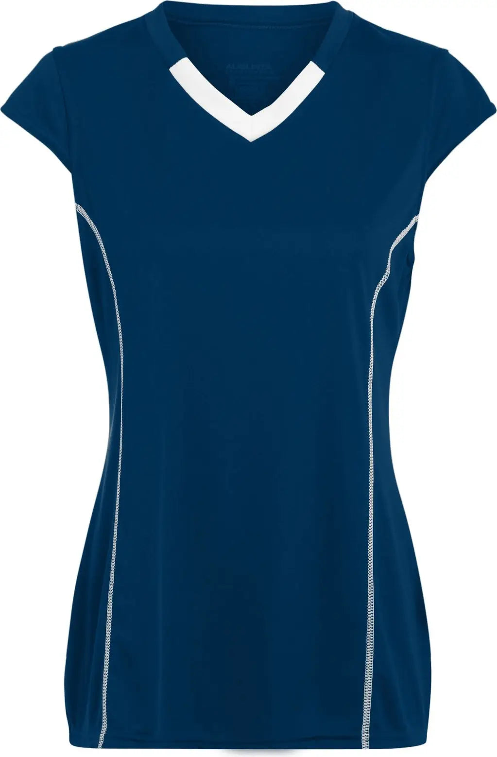 Augusta 1218 Ladies Blash Jersey - Navy White - s