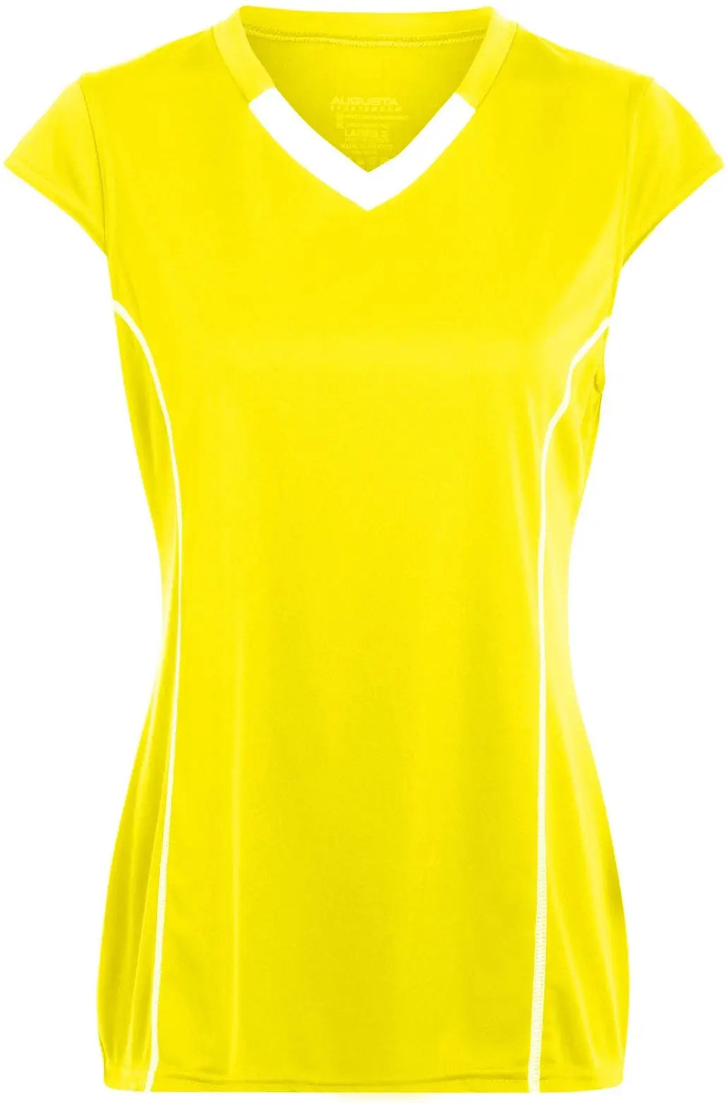 Augusta 1218 Ladies Blash Jersey - Power Yellow White