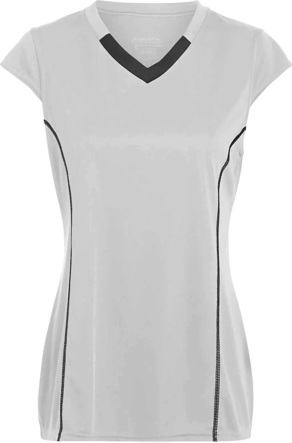 Augusta 1218 Ladies Blash Jersey - White Black