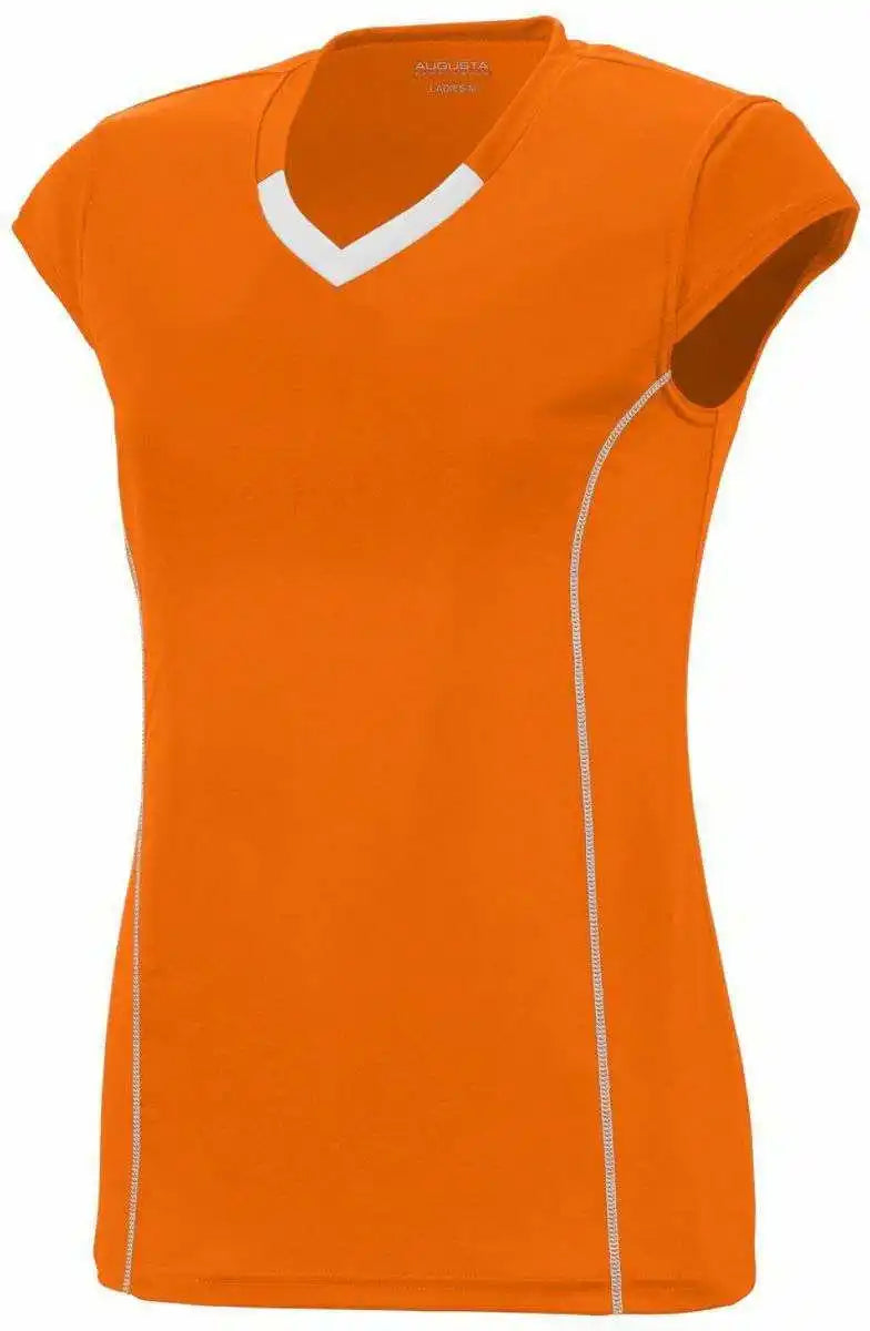Augusta 1219 Girls Blash Jersey - Orange White