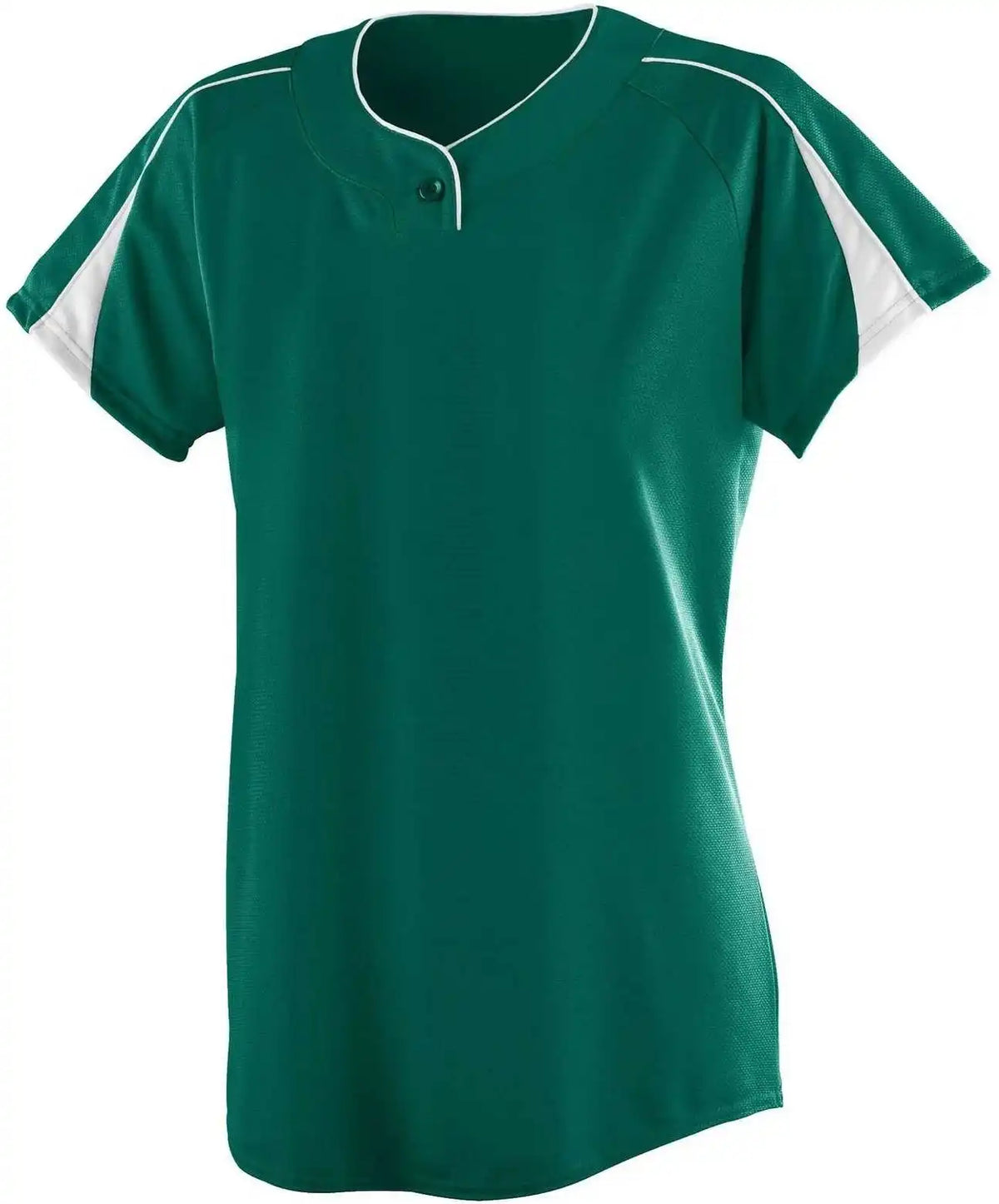 Augusta 1225 Ladies Diamond Jersey - Dark Green White