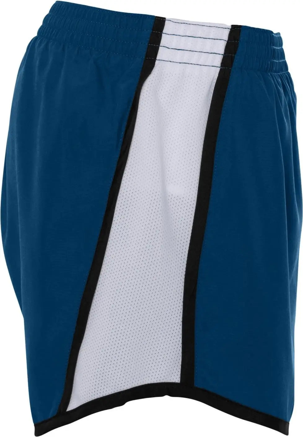 Augusta 1265 Ladies Jr Fit Pulse Team Short - Navy White Black