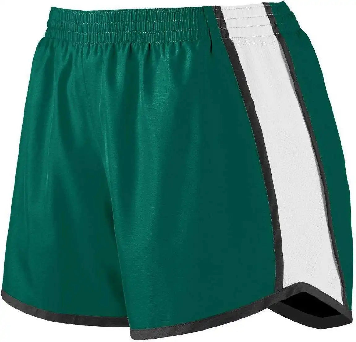 Augusta 1265 Ladies Pulse Team Short - Forest White Black