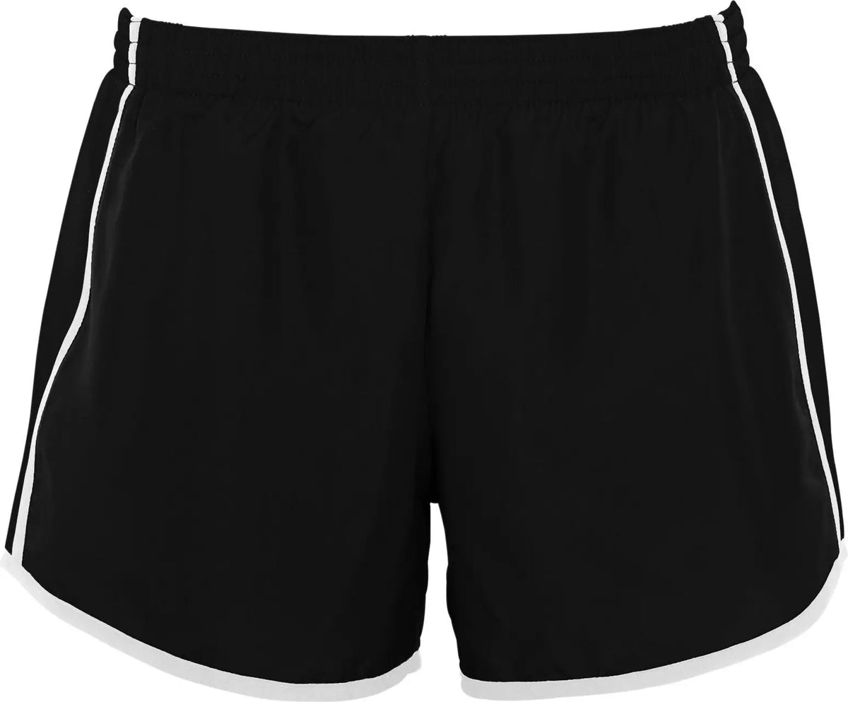 Augusta 1266 Girls Pulse Team Short - Black White