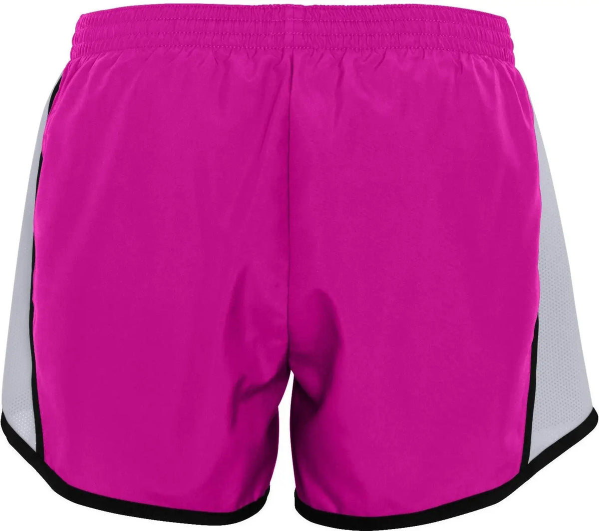 Augusta 1266 Girls Pulse Team Short - Power Pink White Black