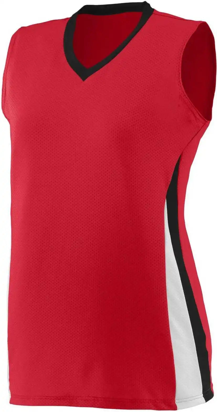 Augusta 1355 Ladies Tornado Jersey Red Black White