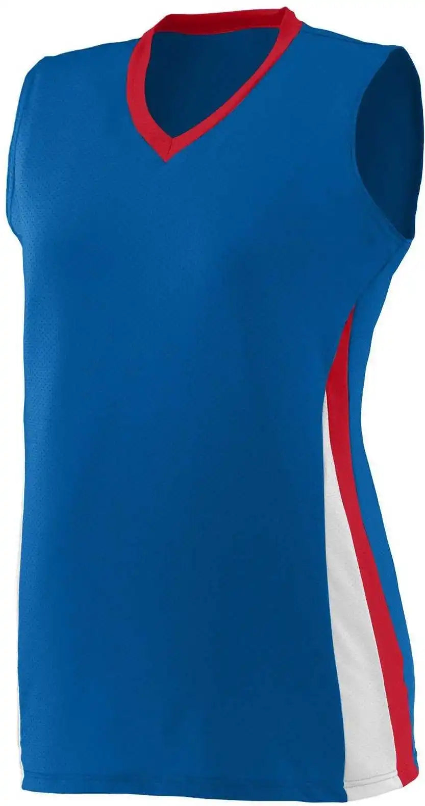 Augusta 1355 Ladies Tornado Jersey - Royal Red White
