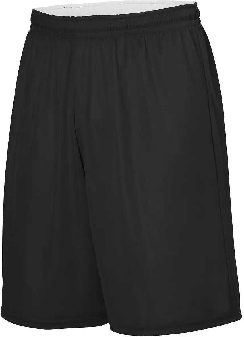 Augusta 1406 Reversible Wicking Short - Black White
