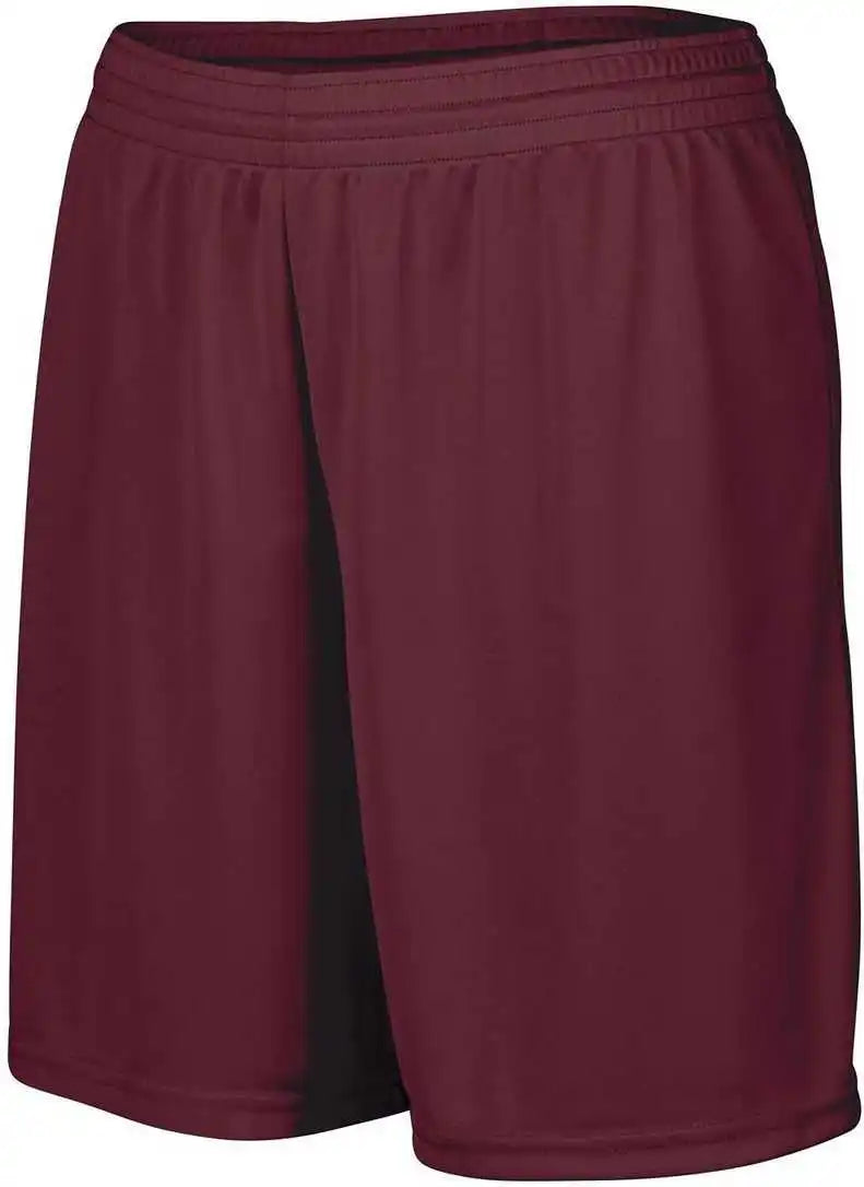 Augusta 1424 Girls Octane Short - Maroon