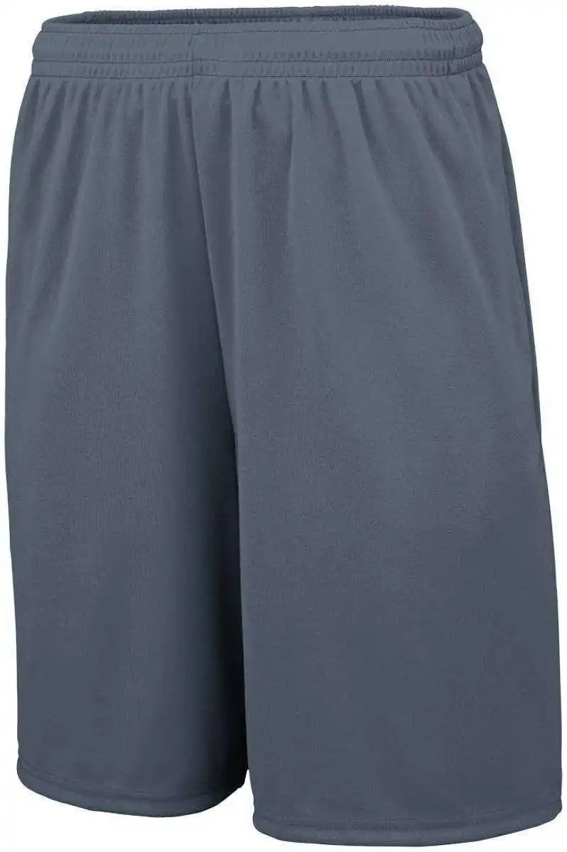 Augusta 1429 Training Short with Pockets - Youth - Dark Gray
