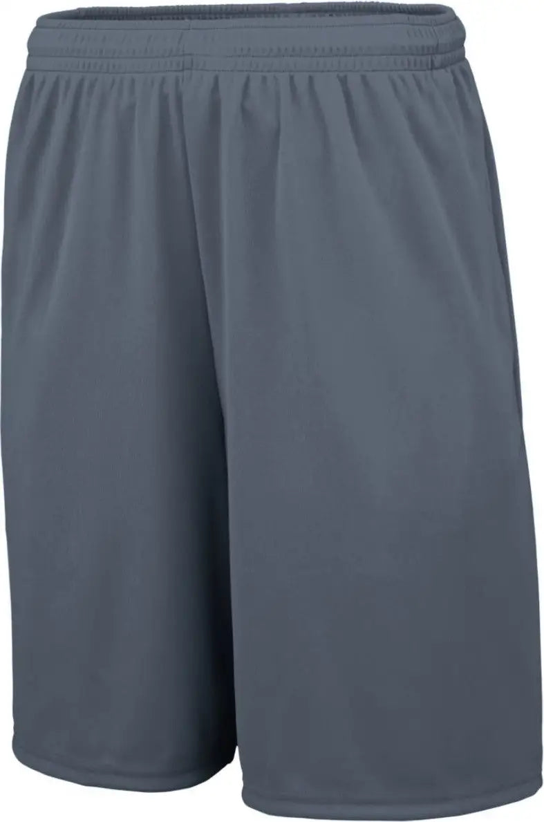 Augusta 1429 Youth Training Short W/pockets - Graphite - s