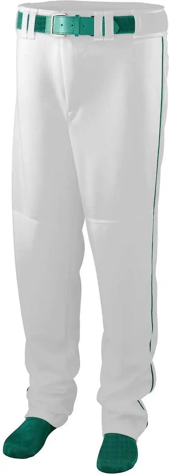 Augusta 1446 Series Baseball Softball Pant with Piping Youth - Wh Dgn