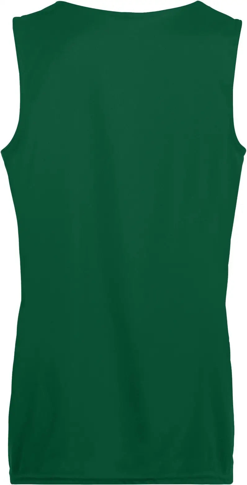 Augusta 147 Ladies Reversible Wicking Tank - Dark Green White