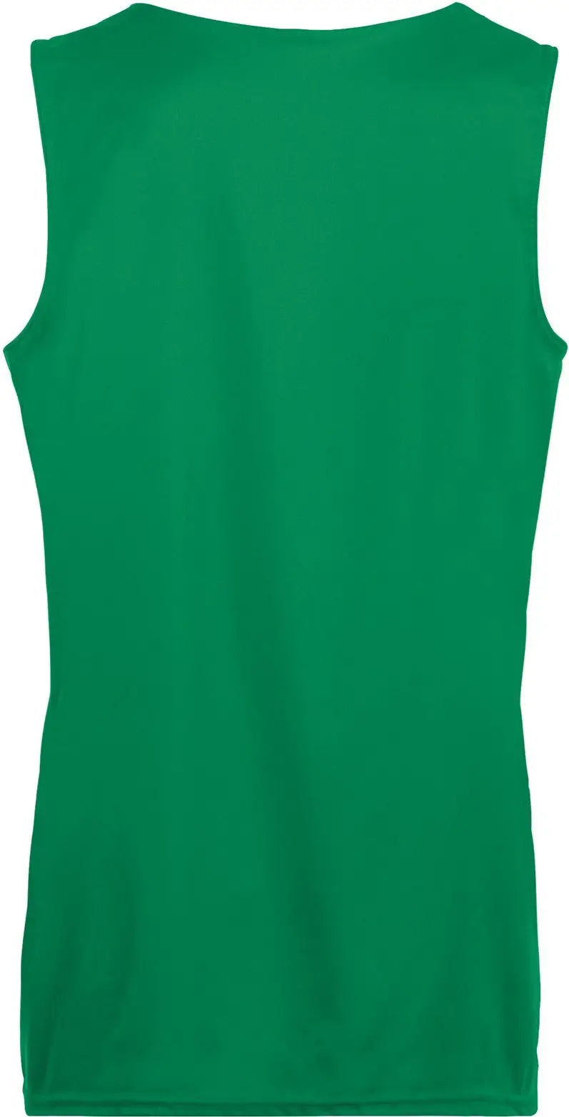 Augusta 147 Ladies Reversible Wicking Tank - Kelly White