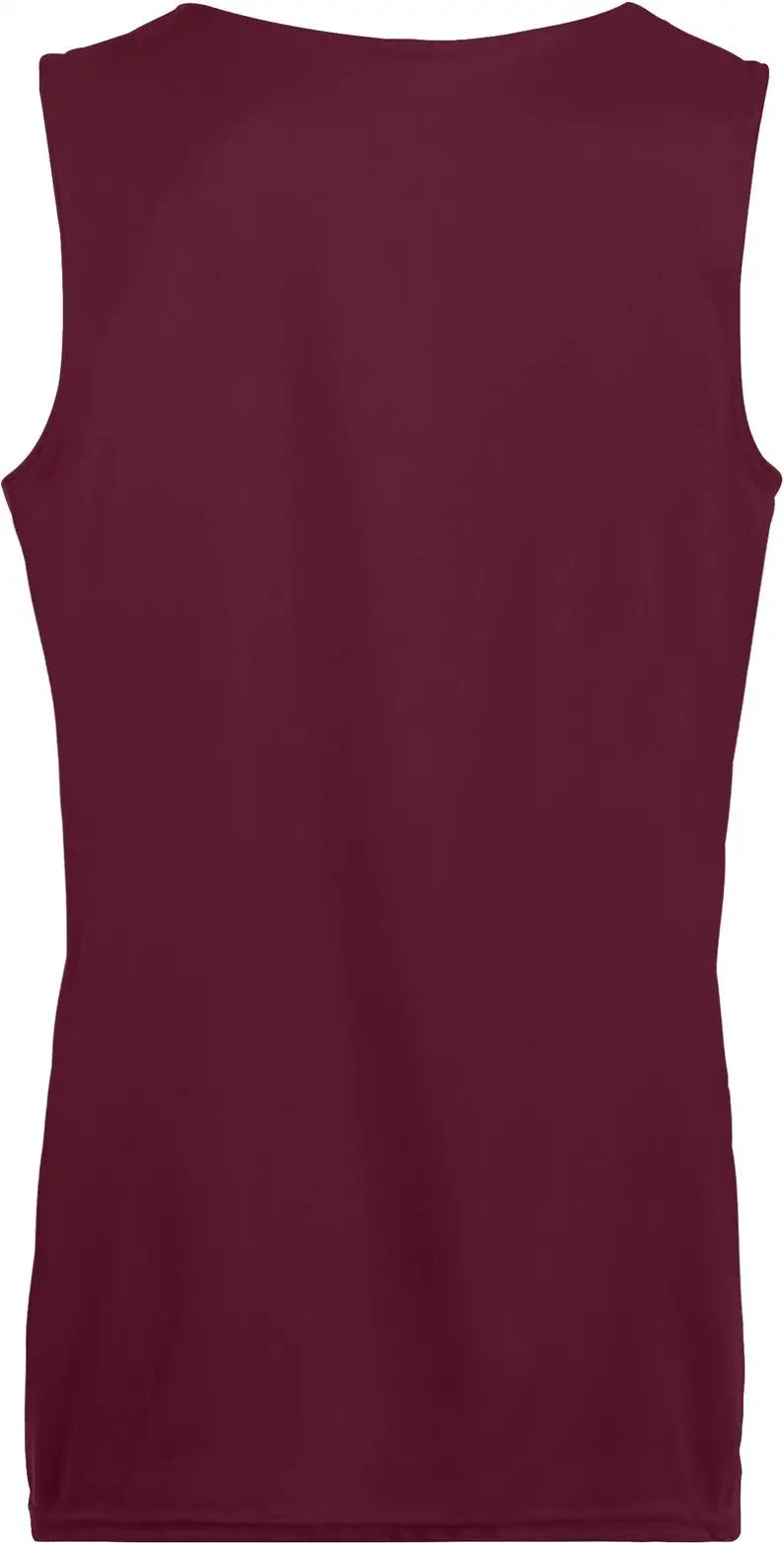 Augusta 147 Ladies Reversible Wicking Tank - Maroon White