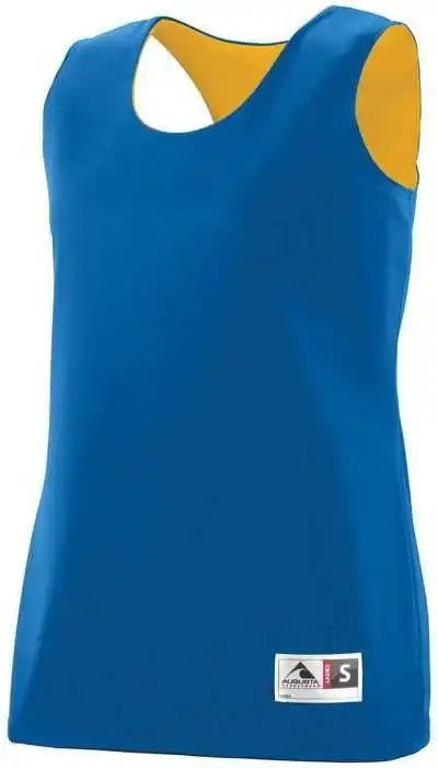 Augusta 147 Ladies Reversible Wicking Tank - Royal Gold
