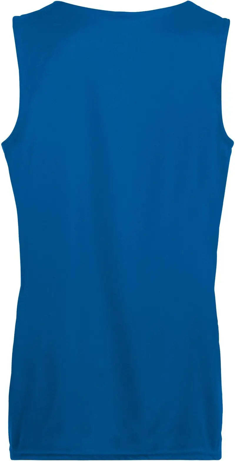 Augusta 147 Ladies Reversible Wicking Tank - Royal White