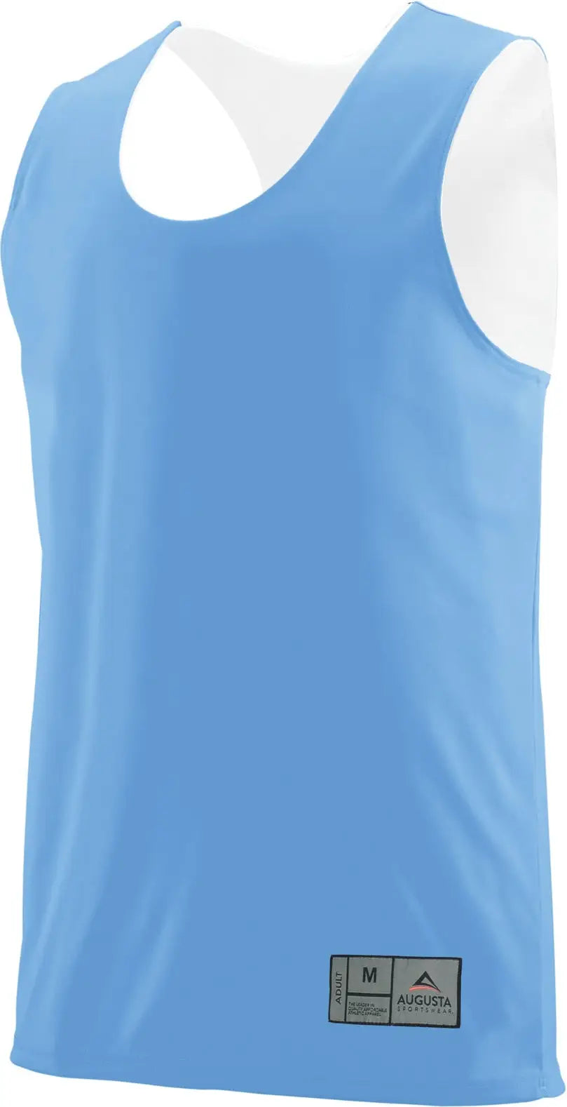 Augusta 148 Reversible Wicking Tank - Columbia Blue White - Adult s