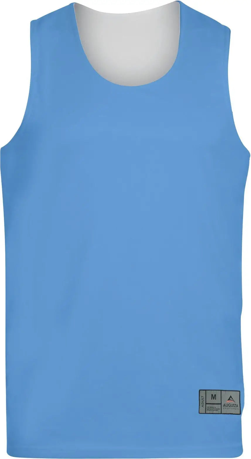 Augusta 148 Reversible Wicking Tank - Columbia Blue White
