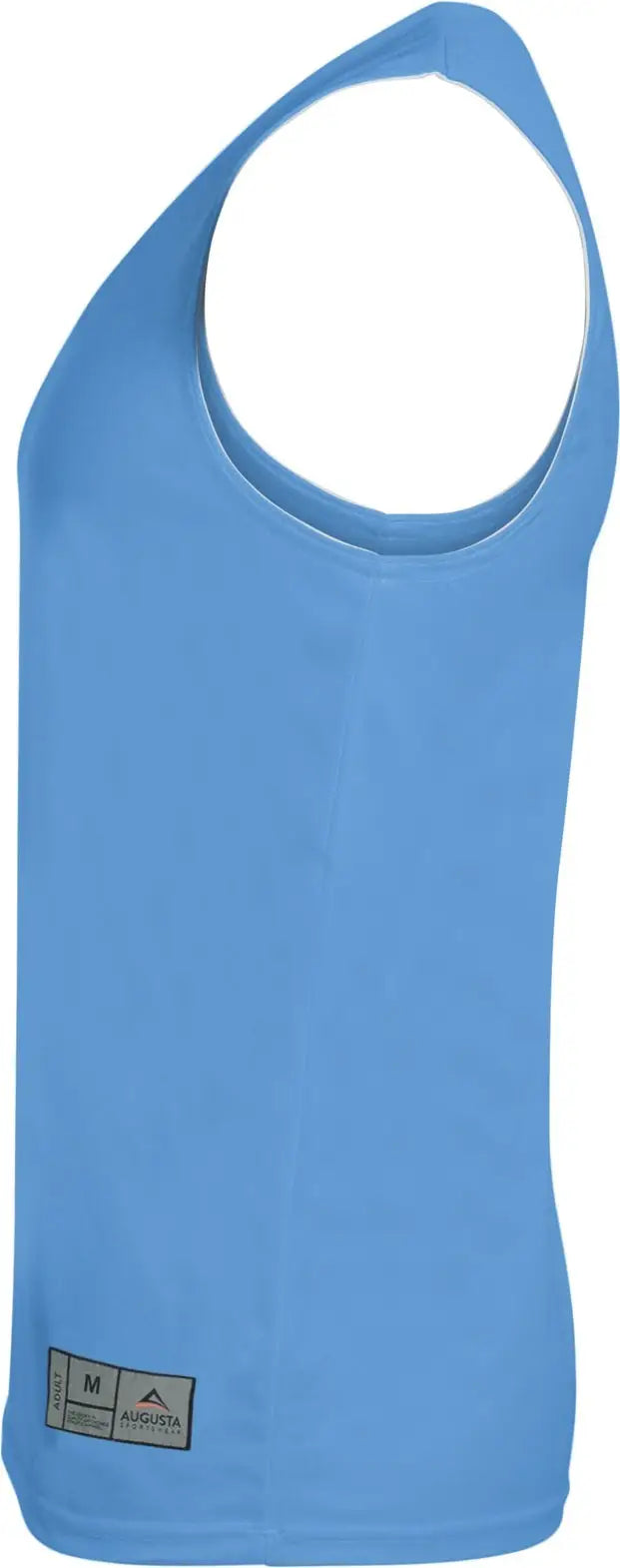 Augusta 148 Reversible Wicking Tank - Columbia Blue White