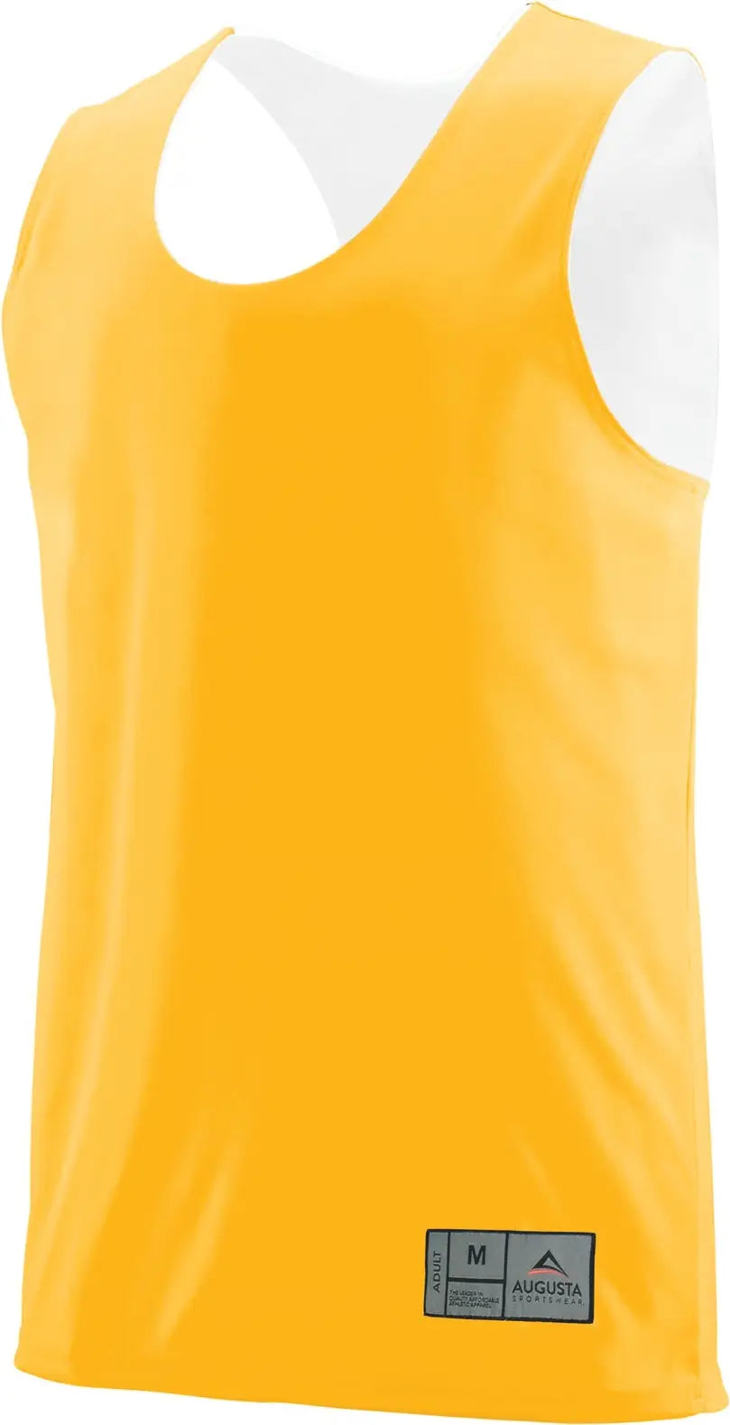 Augusta 148 Reversible Wicking Tank - Gold White - Adult s