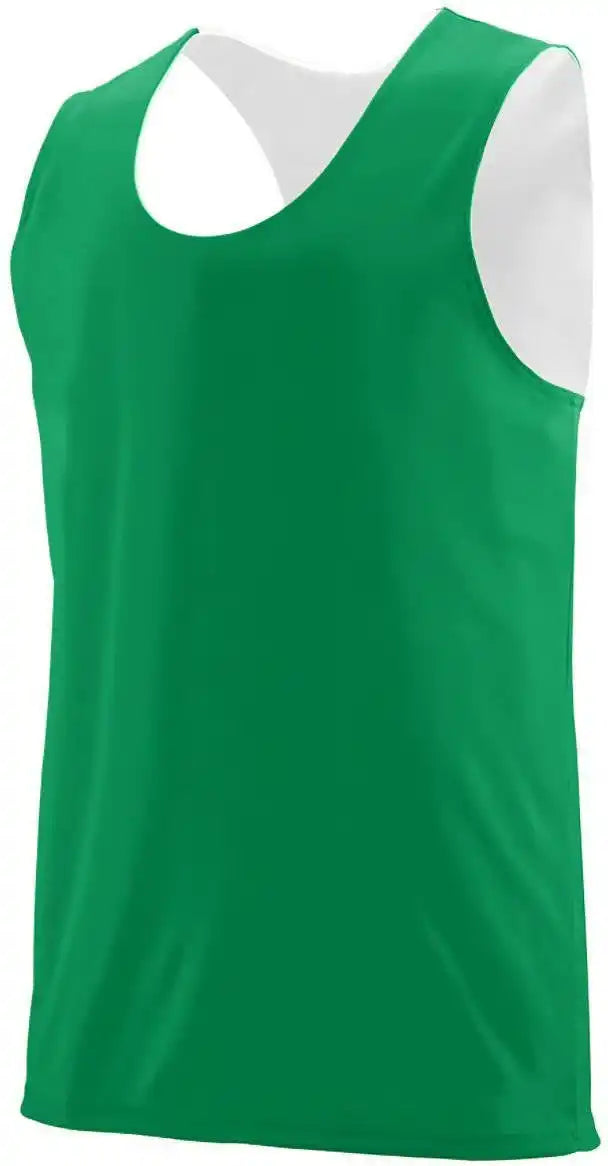 Augusta 148 Reversible Wicking Tank - Green White