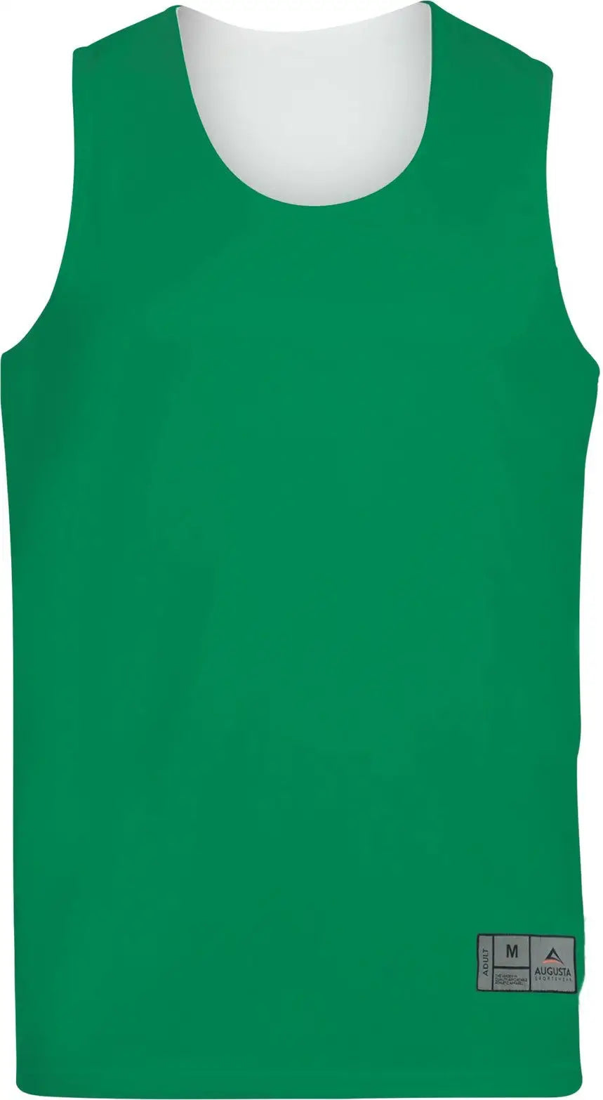 Augusta 148 Reversible Wicking Tank - Kelly White