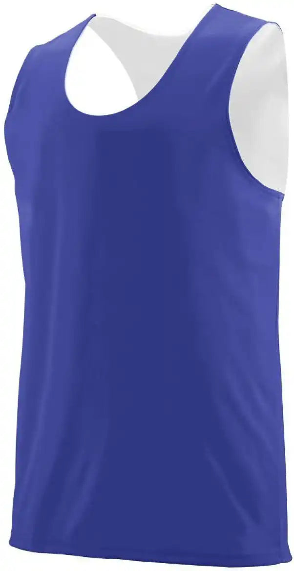 Augusta 148 Reversible Wicking Tank Purple White