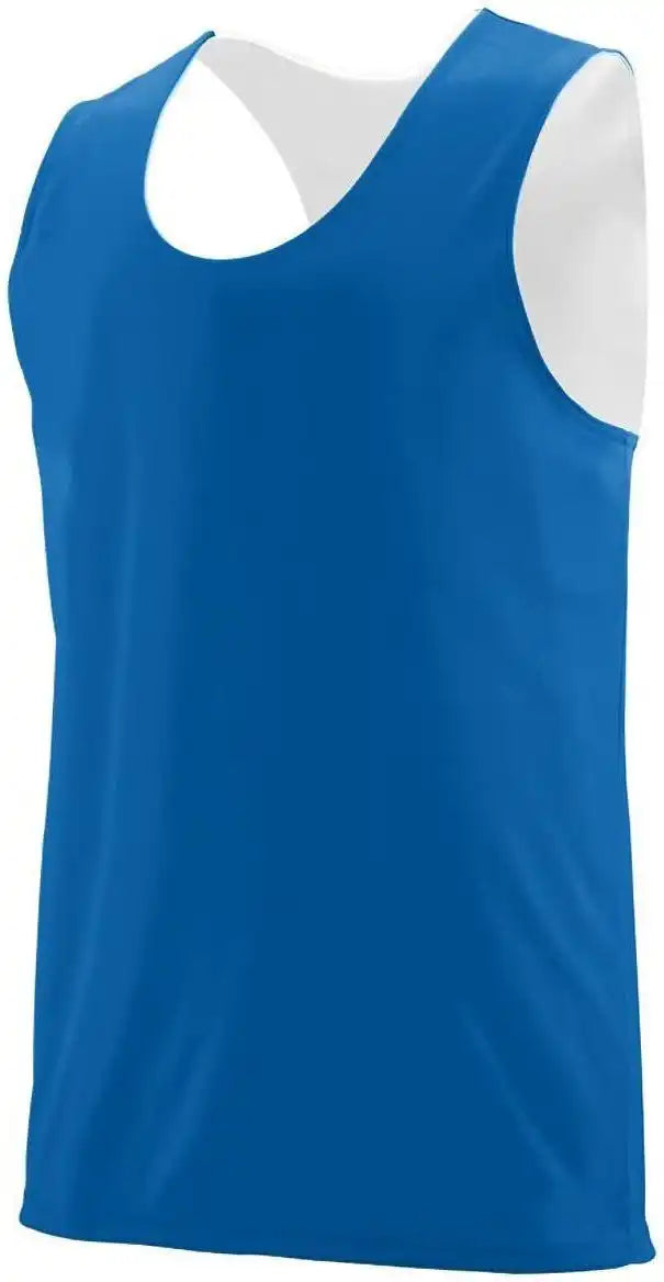 Augusta 148 Reversible Wicking Tank - Royal White