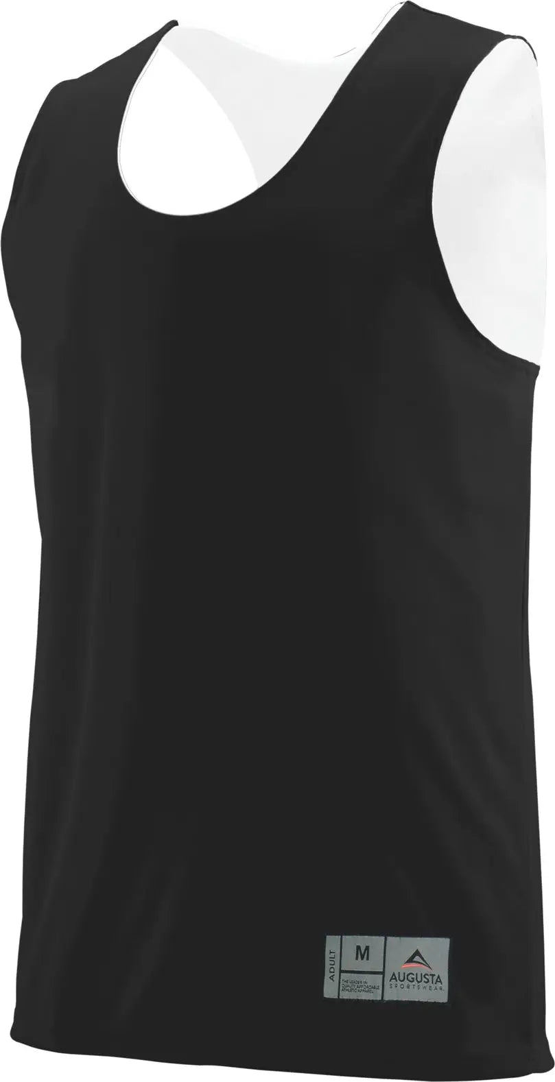Augusta 149 Reversible Wicking Tank - Black White - Youth s